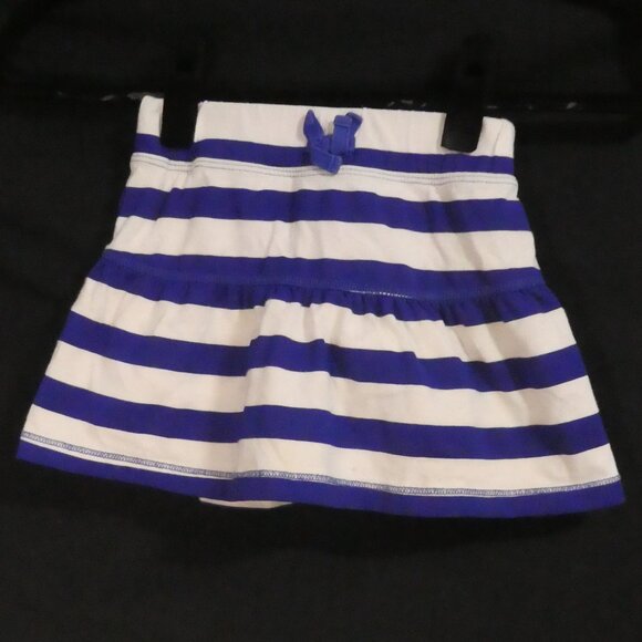 CHILDREN'S PLACE | xs - extra small (4) | Blue and White Striped Skorts - Picture 1 of 14